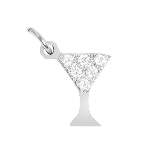 Martini Glass Charm