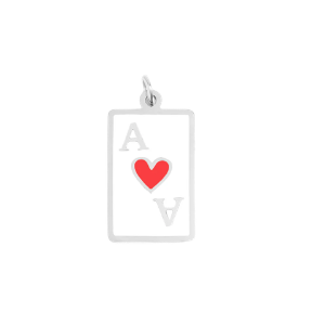 Ace of Hearts Charm