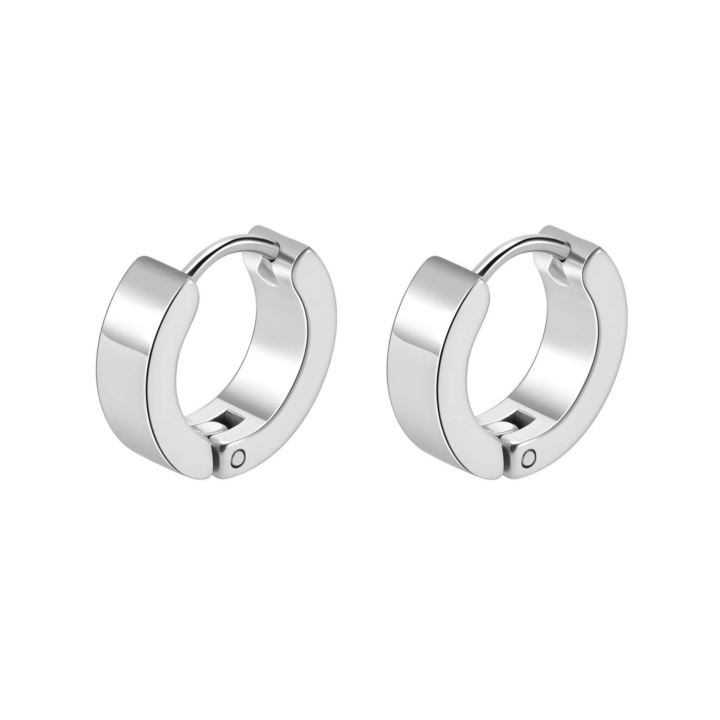 Chunky Huggie Hoop Earrings