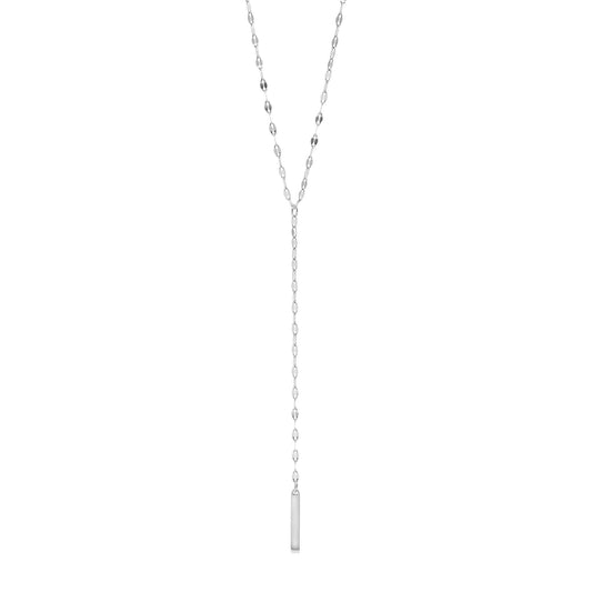 Minimal Bar Lariat Necklace