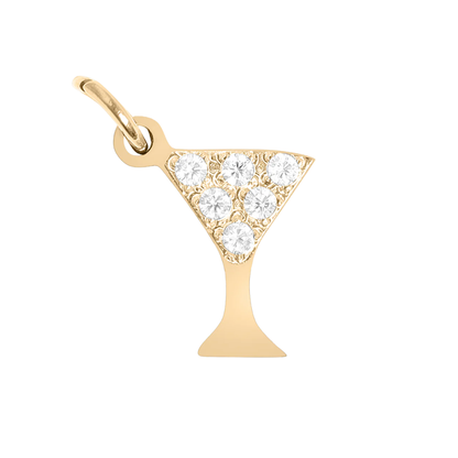 Martini Glass Charm