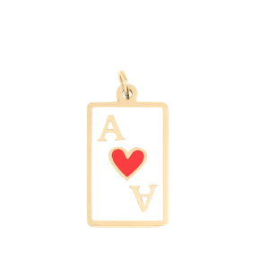Ace of Hearts Charm