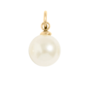 Glass Pearl Charm