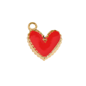 Epoxy Heart Charm