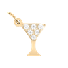 Martini Glass Charm