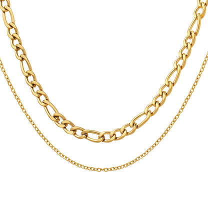 Bold Layered Chain Necklace
