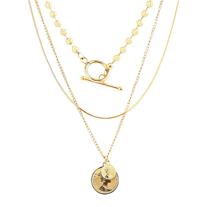 Coin Layered Necklace