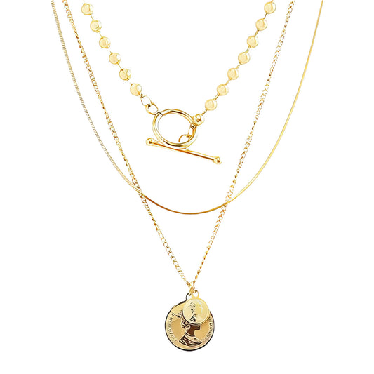 Layered Coin necklace