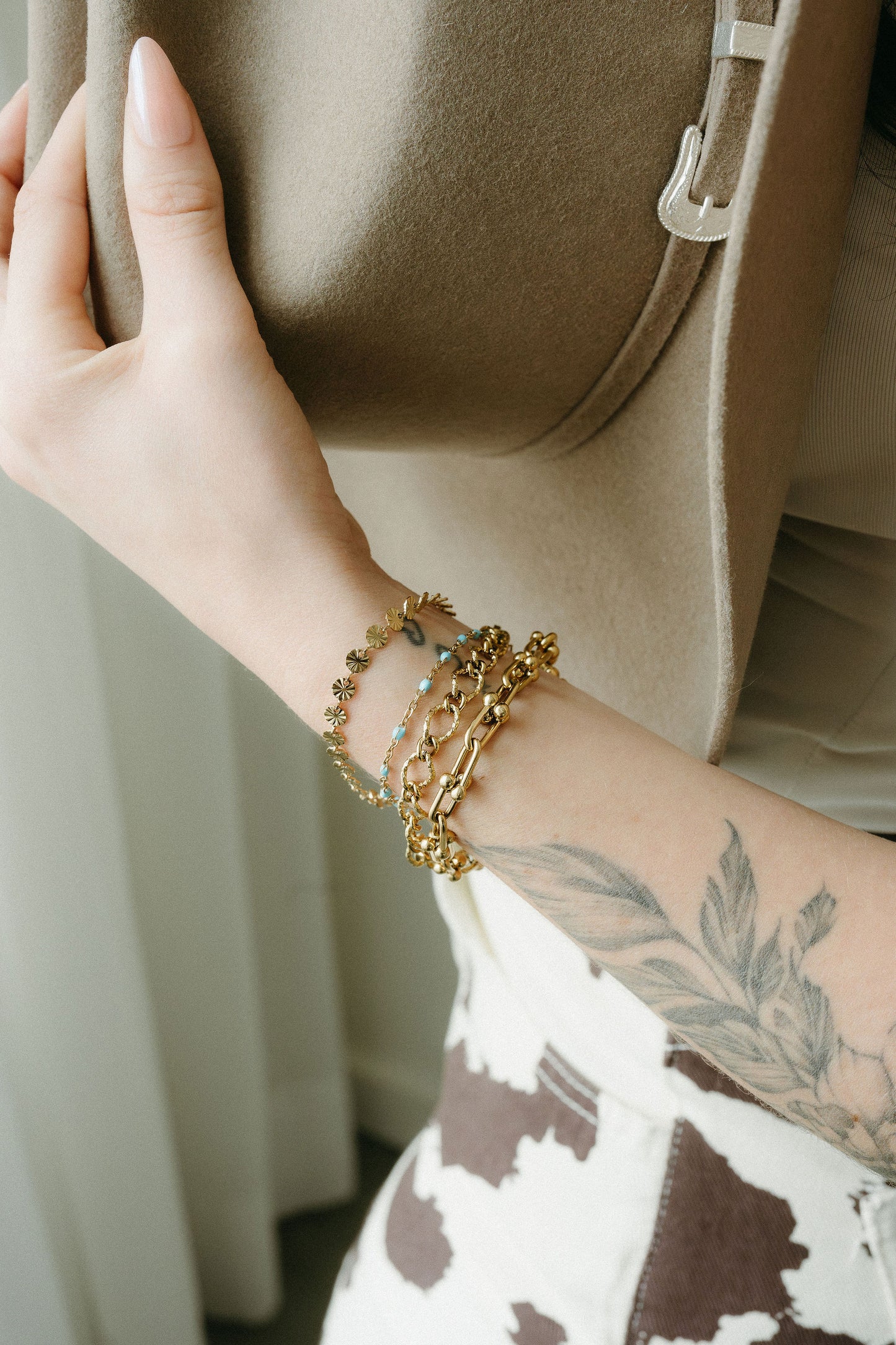 Sunburst Chain Bracelet