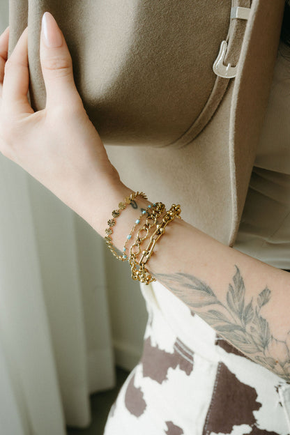 Sunburst Chain Bracelet