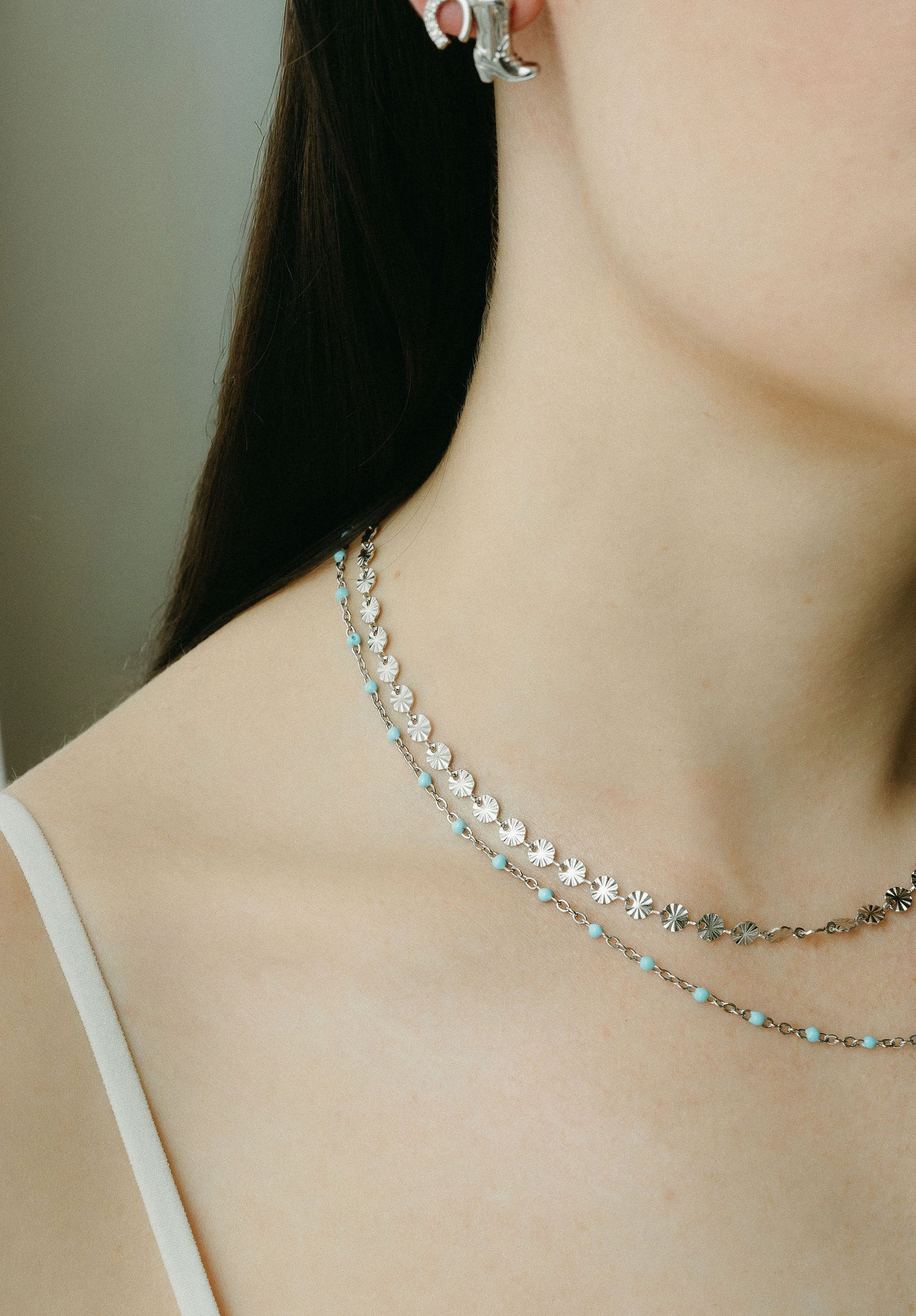 Turquoise Chain Necklace