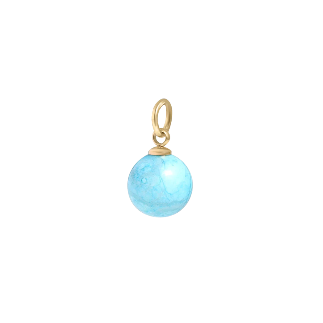 Turquoise Stone Charms