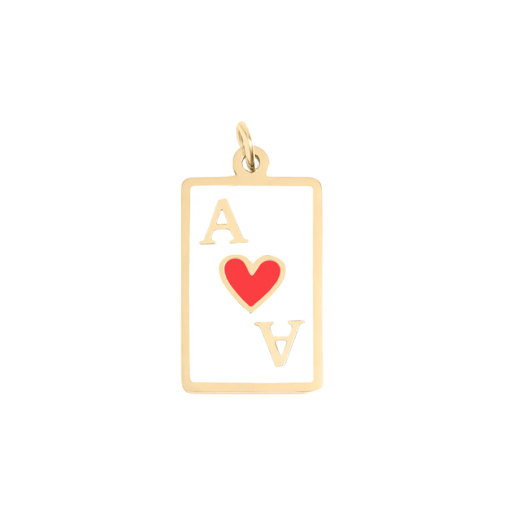 Ace of Hearts Charm