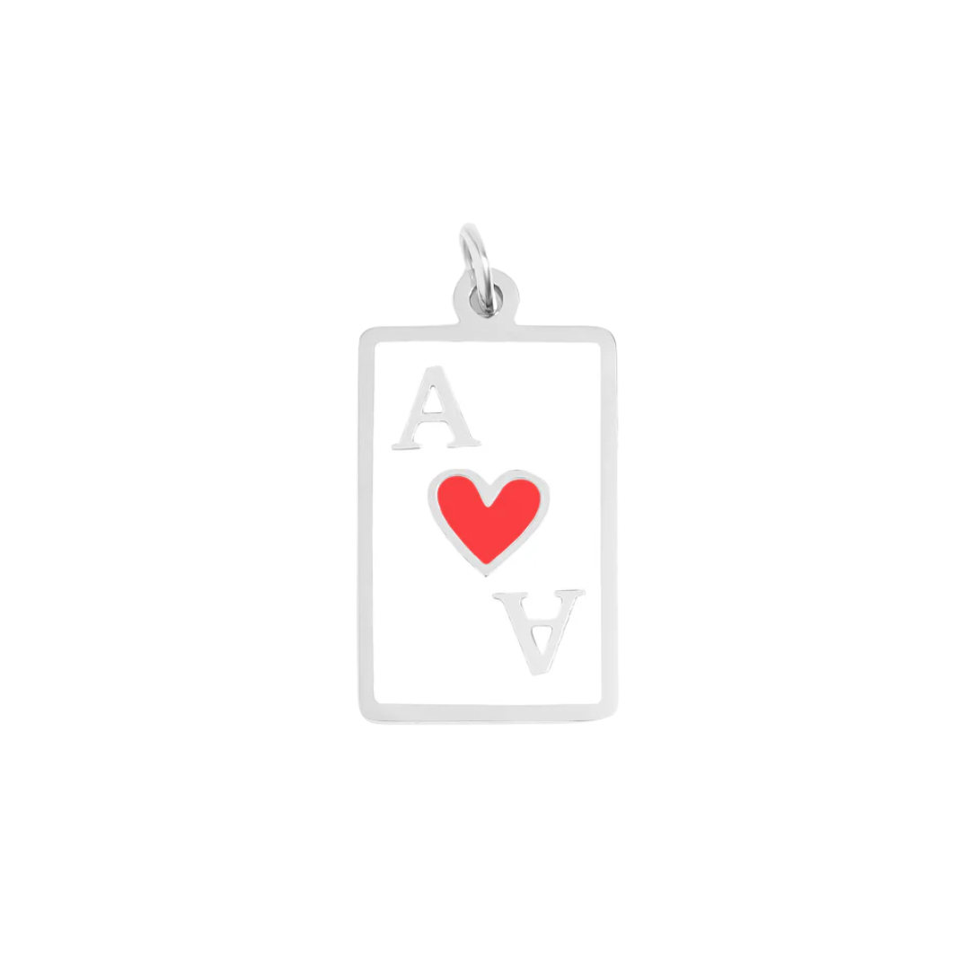 Ace of Hearts Charm