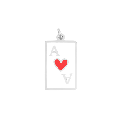 Ace of Hearts Charm
